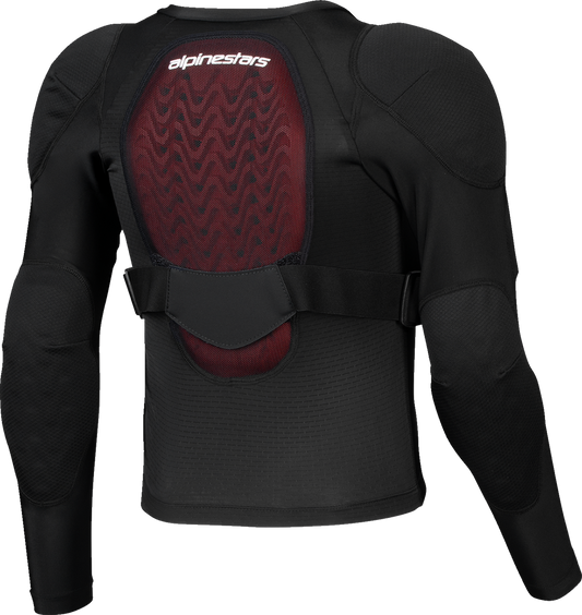 Alpinestars Youth Bionic Plasma LT Jacket - Black/White, Size Small (Part #6540126-12-S)