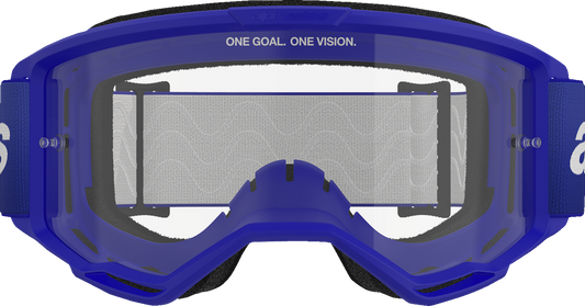 Alpinestars GOGGLES Vision 3 Wordmark Blue Clear Lens - Part 5103325-7189