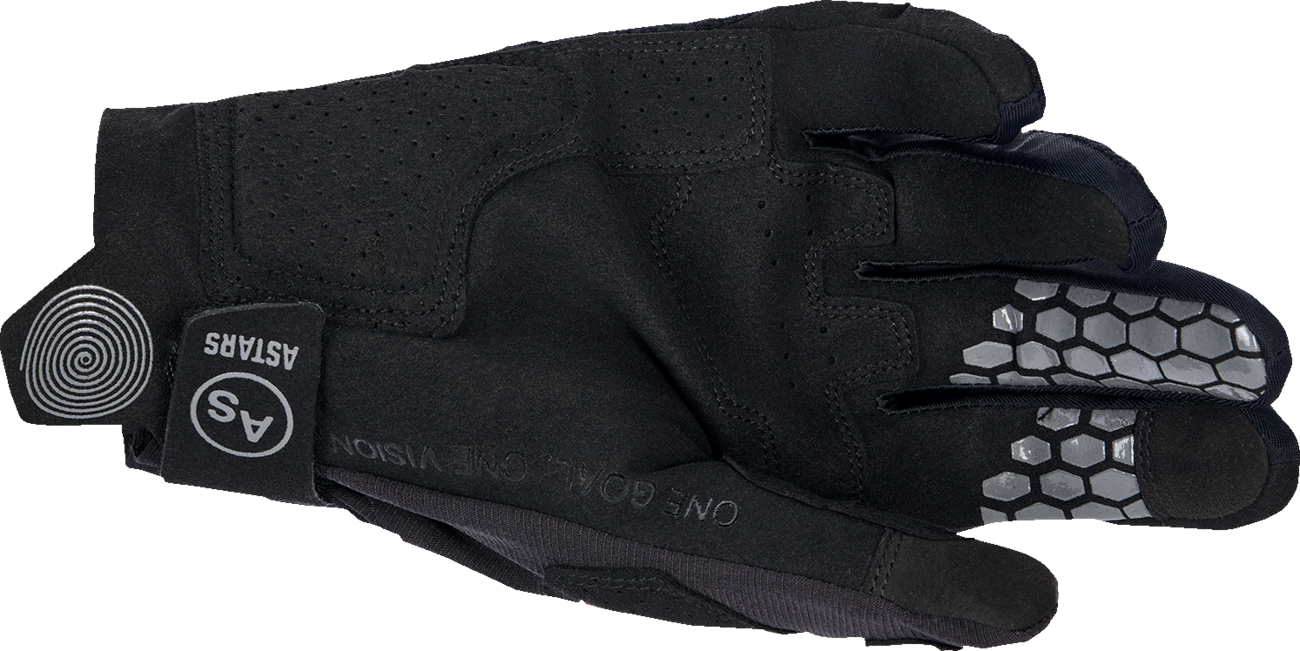 Alpinestars Pro-Dura Gloves Black/Bright Red XL – Enduro Trail Riding Protection and Comfort