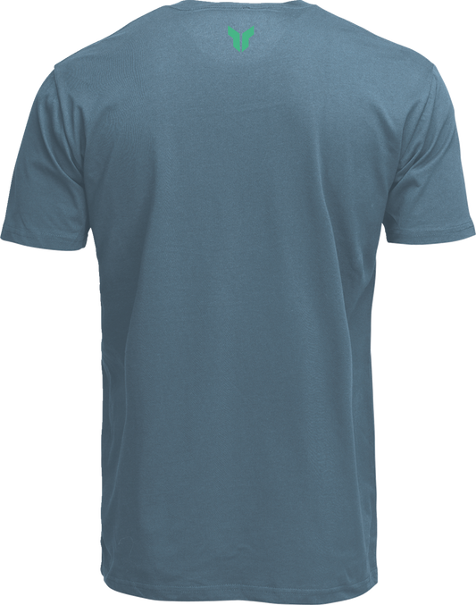 THOR Brave T-Shirt - Petrol Blue, Medium - 100% Cotton, Part Number 3030-25065