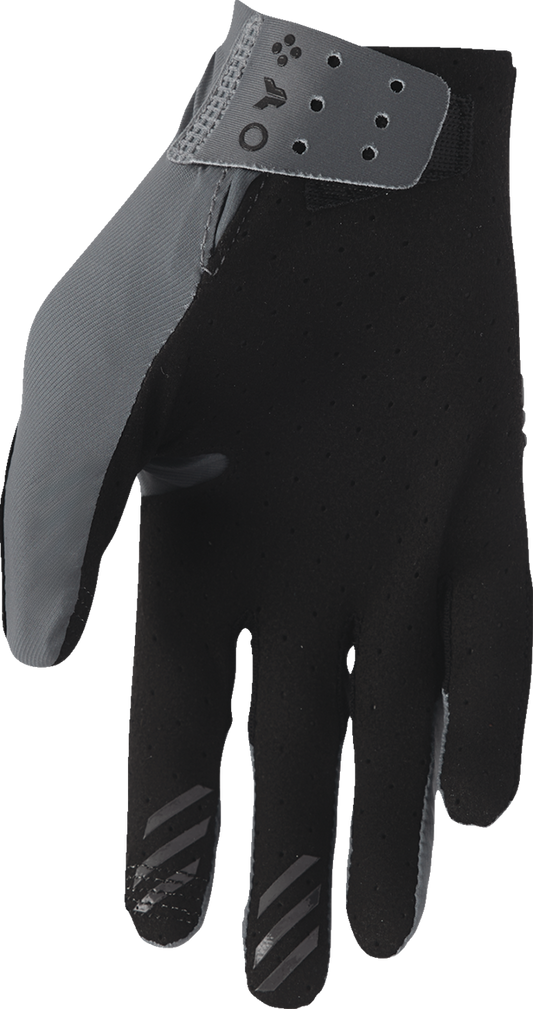 THOR Sportmode Vented Iconic Gloves 2XL - Charcoal, Part Number 3330-8300