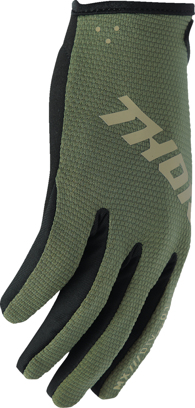 THOR Youth Ridemode Static Gloves - Camo, Small (Part #3332-1935)