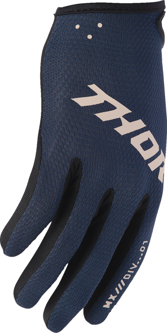 THOR Women's Ridemode Static Gloves - Midnight, Size Medium (Part #3331-0305)