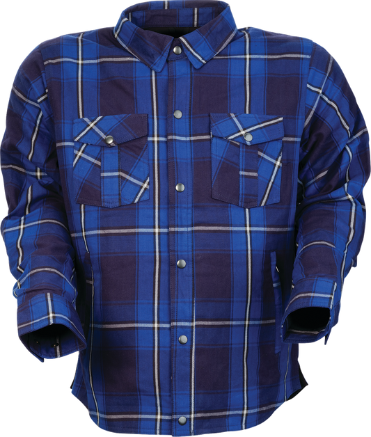 Z1R Ashwood Flannel Shirt with Concealed Carry Pockets - Blue, Small - Part 2820-7659