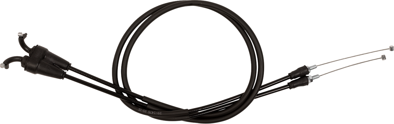 MOOSE OFFROAD Black Vinyl Throttle Cable 45-1276 for GasGas, Husqvarna, KTM