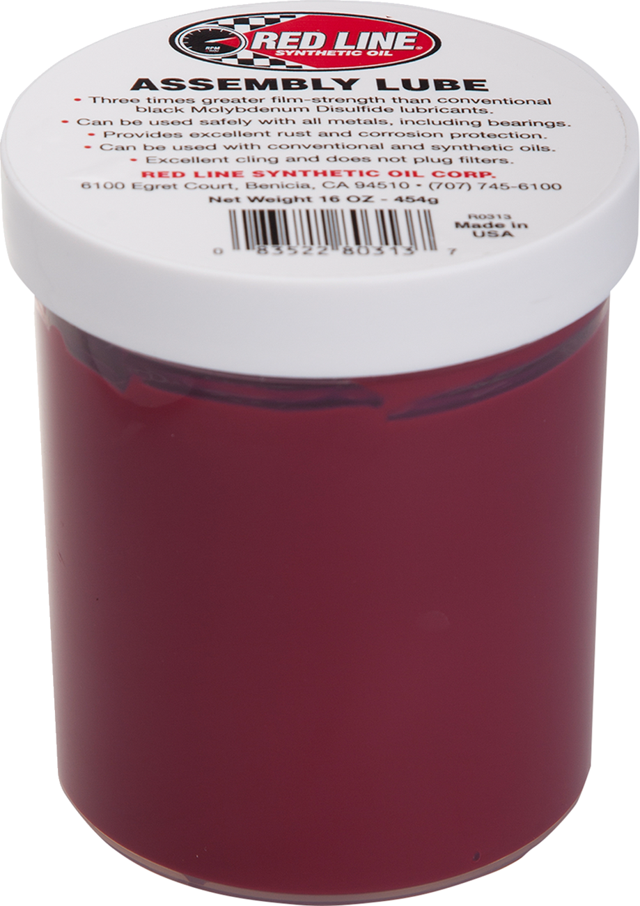 Red Line Synthetic Oil Assembly Lube - 16 fl oz. Part Number 80313 by Red Line Synthetic Oil