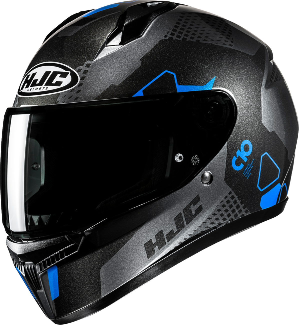 HJC C10 Helmet Aspa MC2 - Medium FP54NUS5802V with Advanced Ventilation and UV Protection