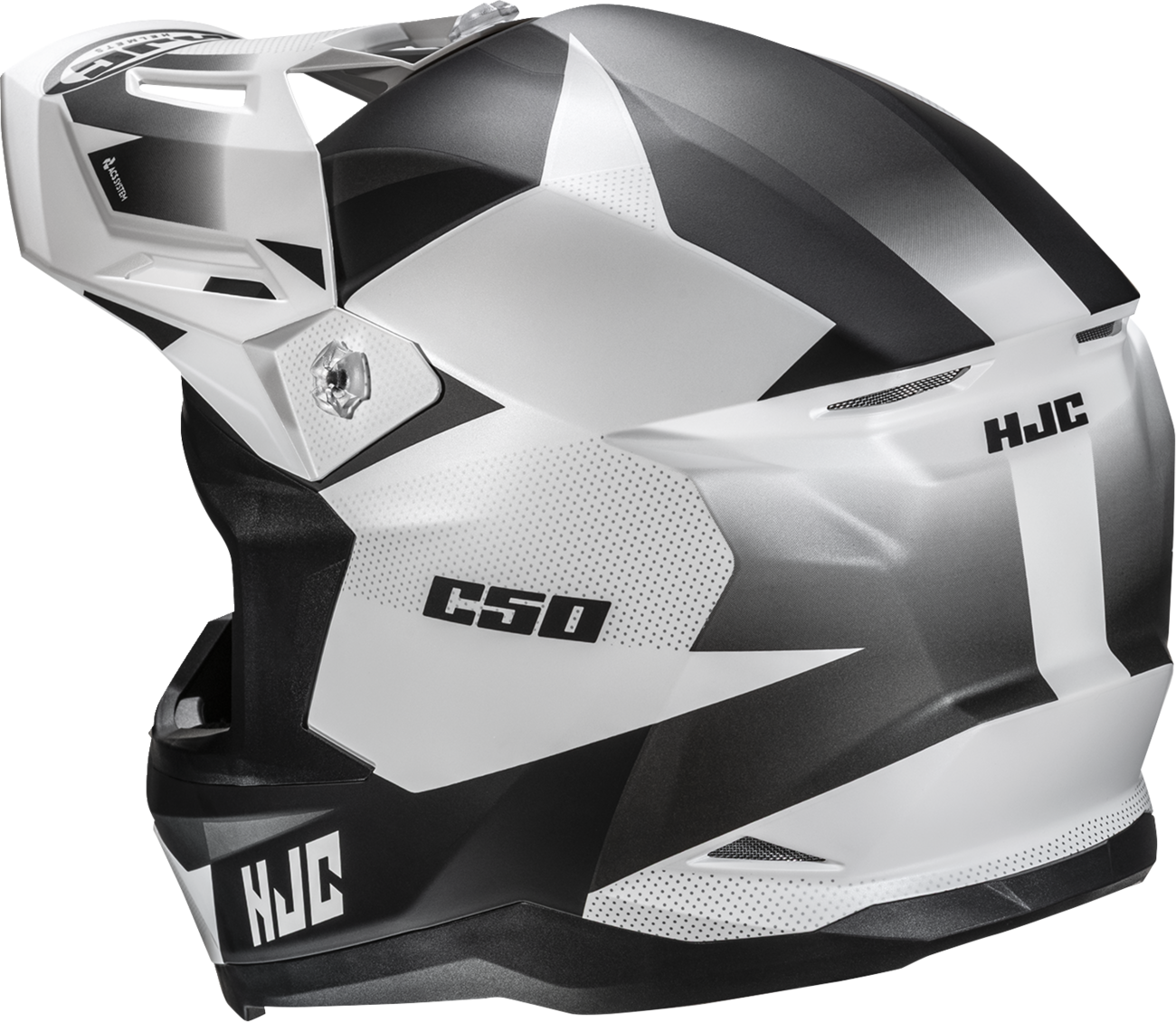 HJC C50 Slide Motorcycle Helmet - Model MC10SF, Large - Advanced Polycarbonate Shell, Universal Bluetooth Compatibility