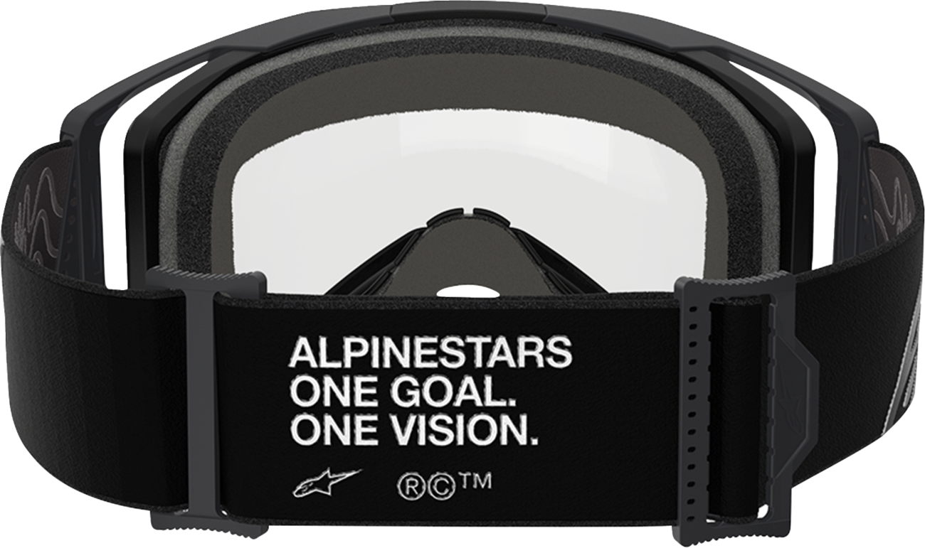 Alpinestars GOGGLES Vision 8 Goggle with Clear Dual Pane Lens - Black Frame
