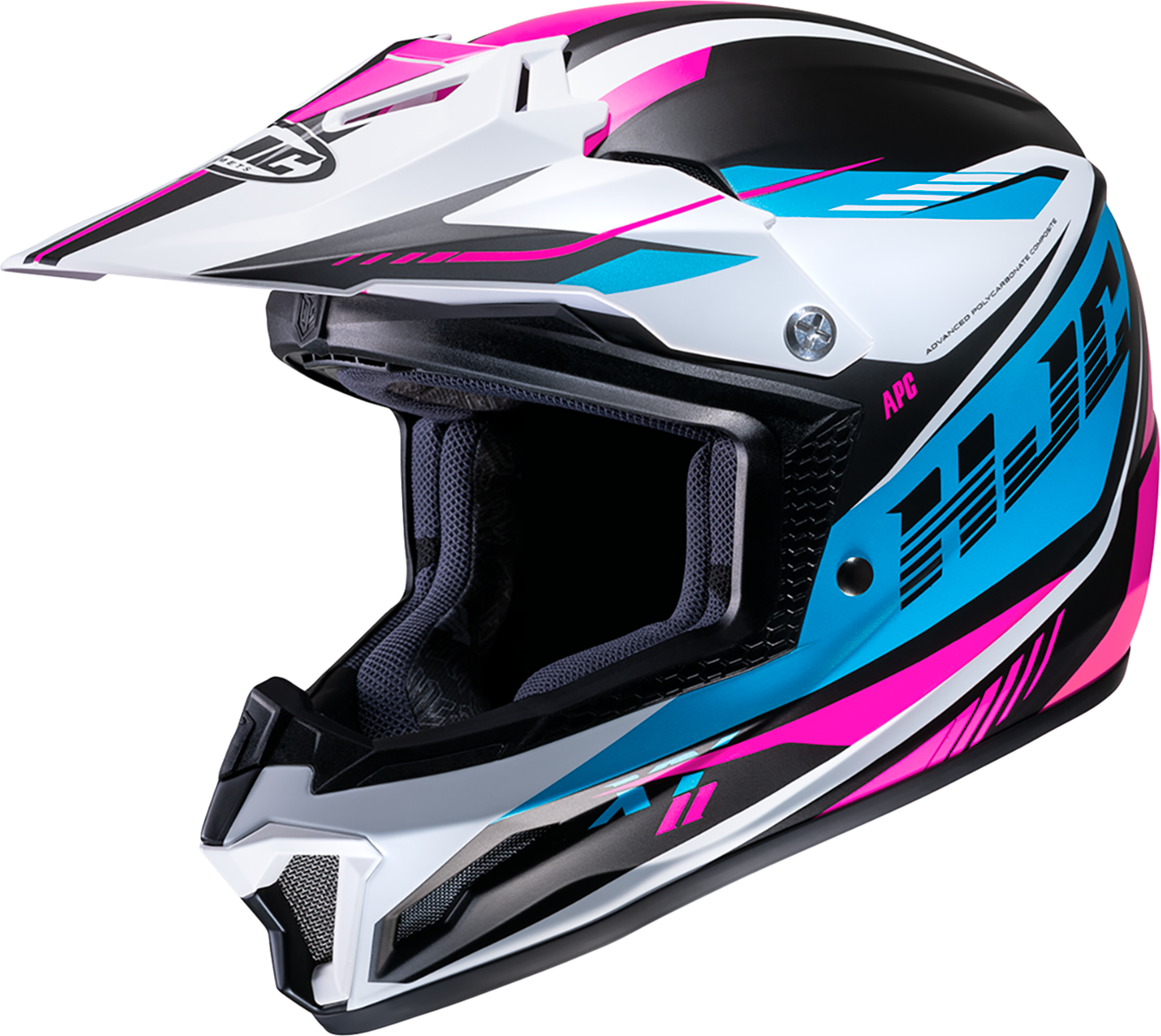 HJC Youth CL-XY II Helmet - Drift - MC21SF - Medium | Lightweight Polycarbonate Shell with Advanced Ventilation