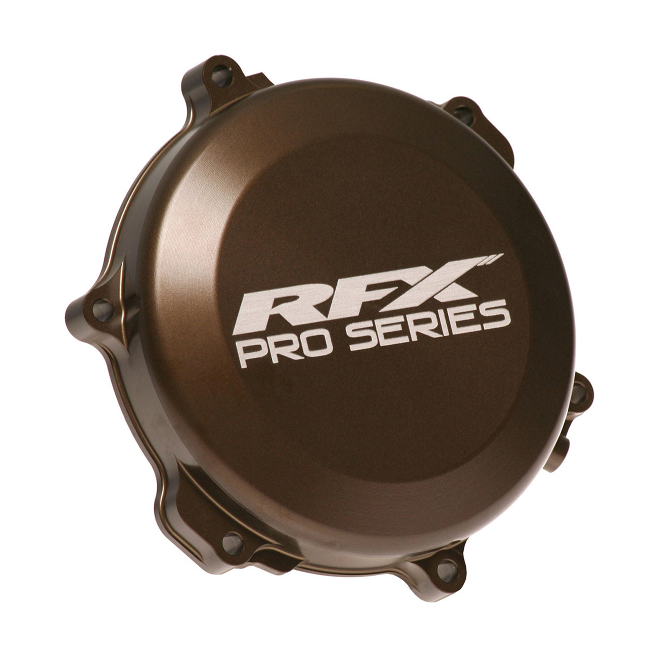 RFX FXCC 40300 99H2 Clutch Cover for Yamaha and Fantic Motorcycles - Hard Anodized Aluminum