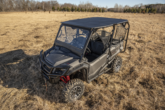MOOSE OFFROAD Glass Windshield for Pioneer 28200M - Durable UTV Windshield with Dual Vents and Seamless Fit