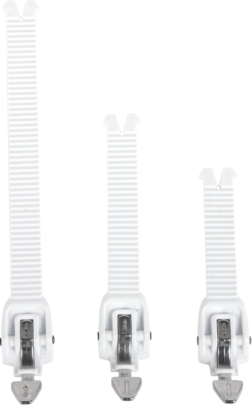 Alpinestars Boot Strap Kit for Tech 7S and Tech-T Boots - White (Part #25CITR-20)