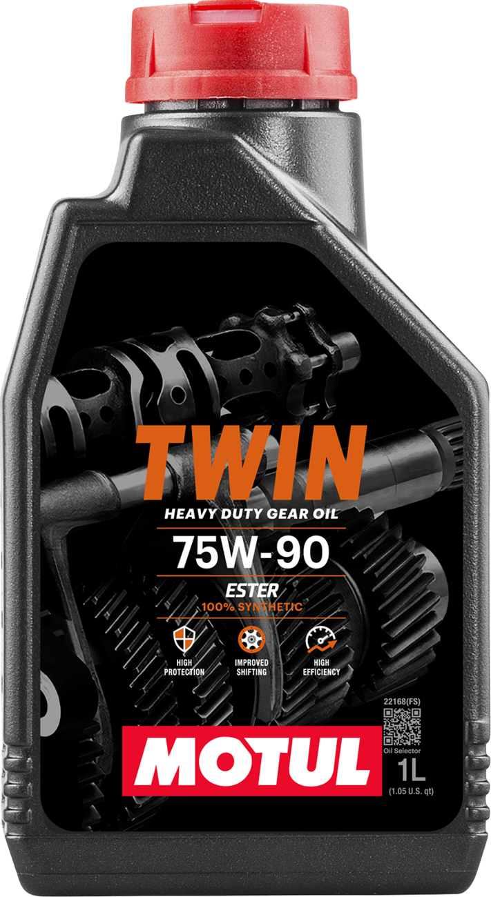 MOTUL Twin Heavy-Duty Synthetic Gear Oil 75W90 - 1 Liter (Part #114634)