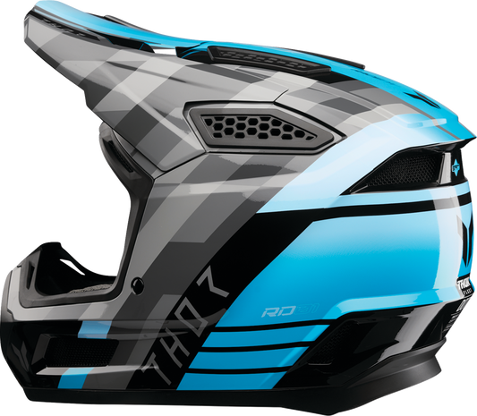 THOR Fleet Helmet Camber - Black/Teal Medium (Part #0110-9419)