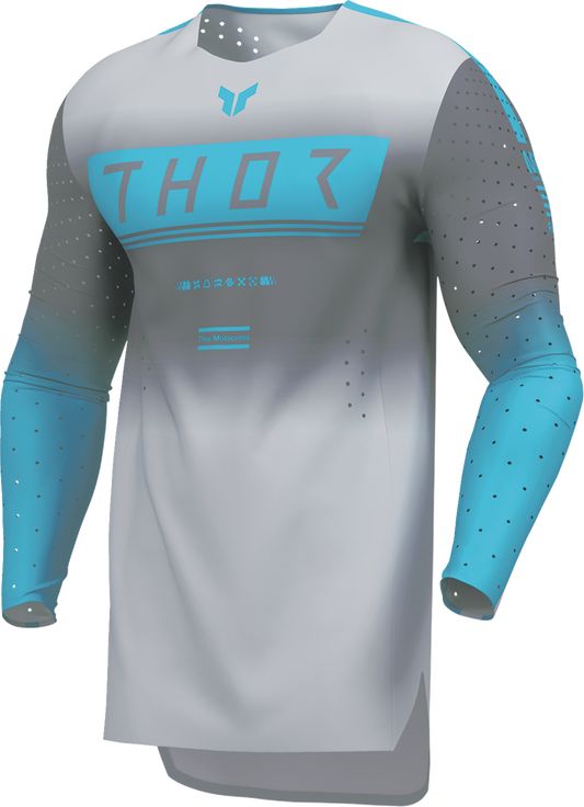 THOR Sportmode Geo Jersey 2XL - Charcoal/Gray, Part Number 2910-8751