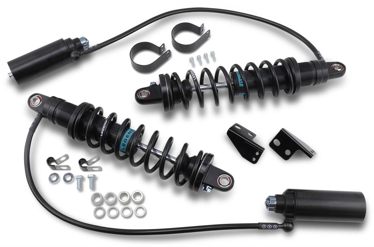 Legend Suspension Revo ARC Remote Reservoir Shocks - 14 Inch - Black by Legend Suspension Part 1310-1880