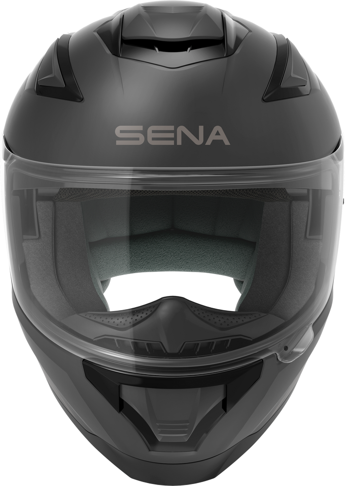 Sena Stryker Helmet Bluetooth Mesh Harman Kardon Sound : Matte Black Gloss White