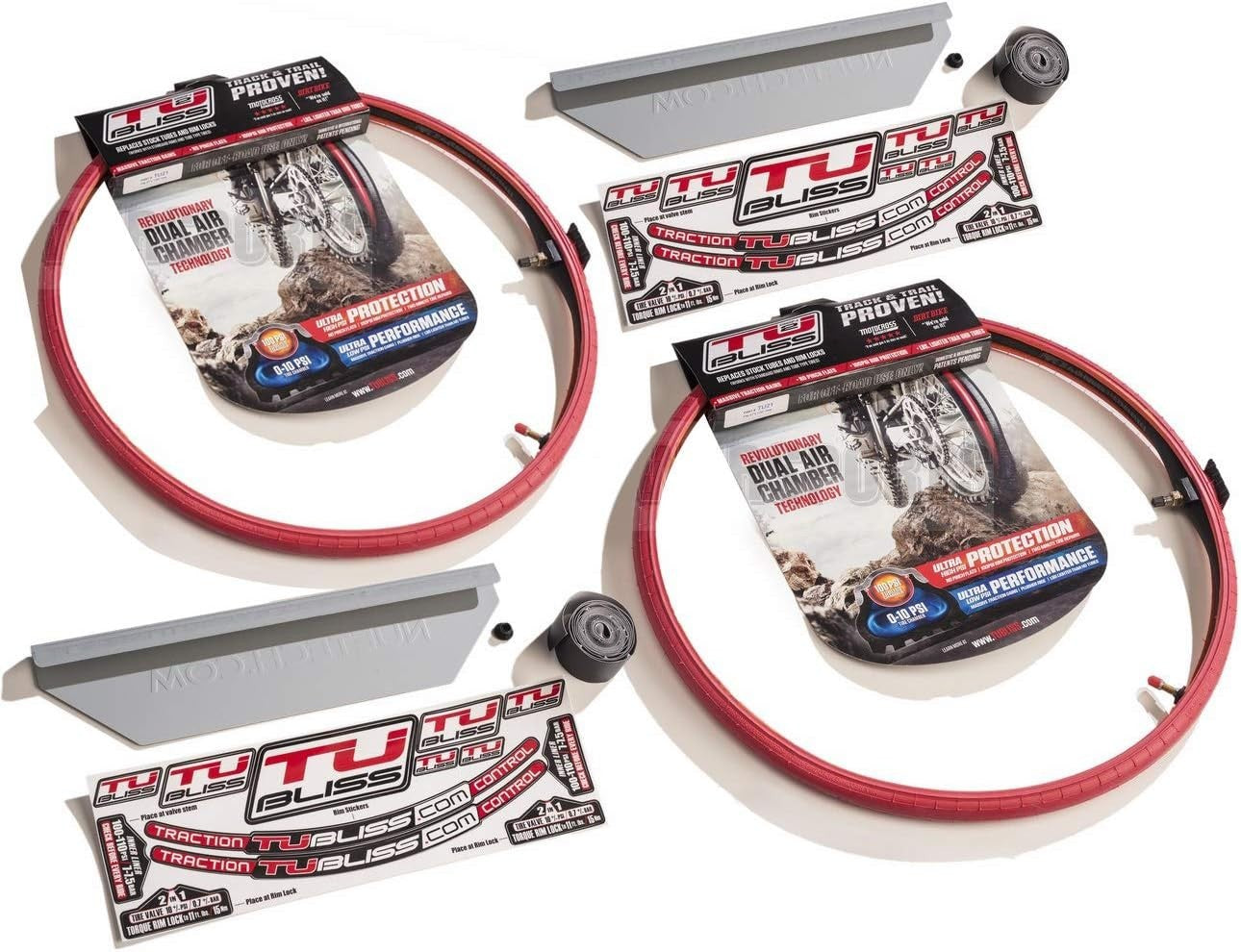 Tubliss Nuetech TU19/TU21 Tubeless Tire System Gen 2 21" + 19" Combo Wheel