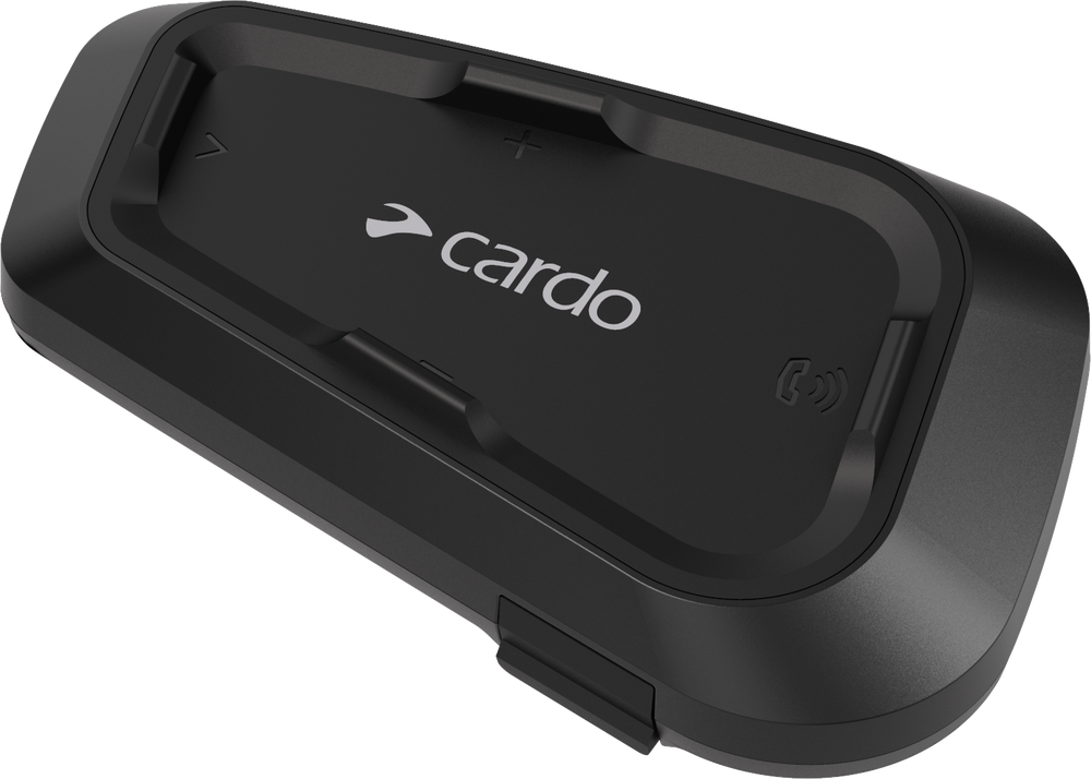 Cardo Systems Spirit Motorcycle Bluetooth Comm Headset - Black, Single Pack