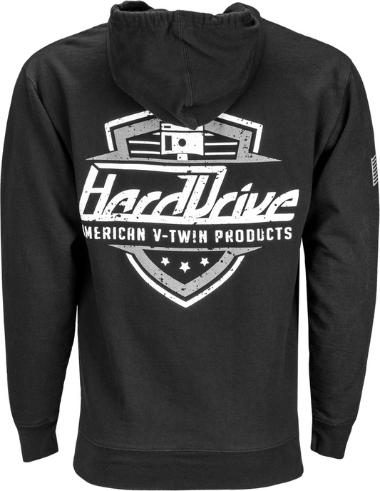 Hard Drive Zip Up Hoodie Black 2XL