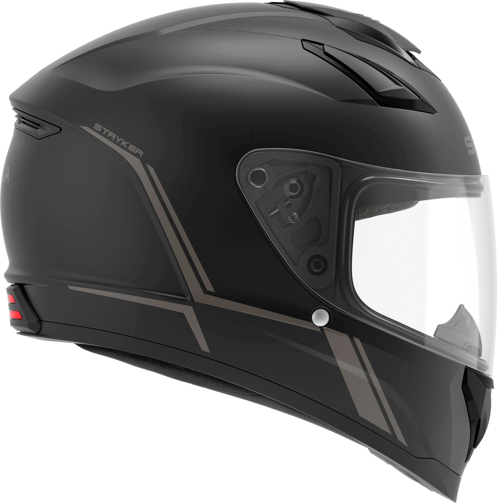 Sena Stryker Helmet Bluetooth Mesh Harman Kardon Sound : Matte Black Gloss White