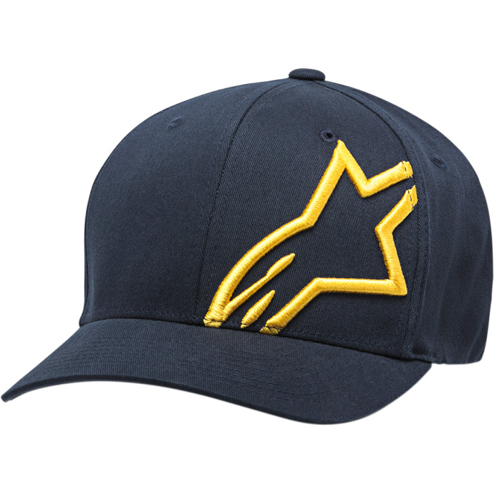 Alpinestars Corporate Shift Hat Navy/Gold One Size