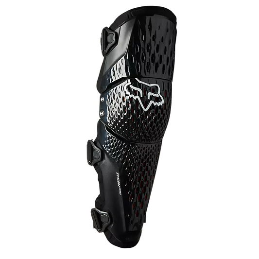 1 Pair Fox Titan Pro D3O Knee/ Shin Guard Pads CE Black
