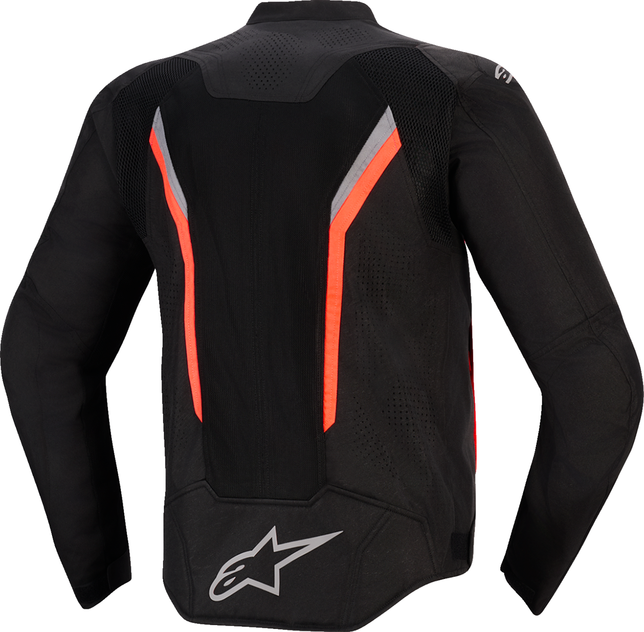 Alpinestars AST v3 Air Jacket - Black, Dark Gray & Red Fluo for Men - Size Large