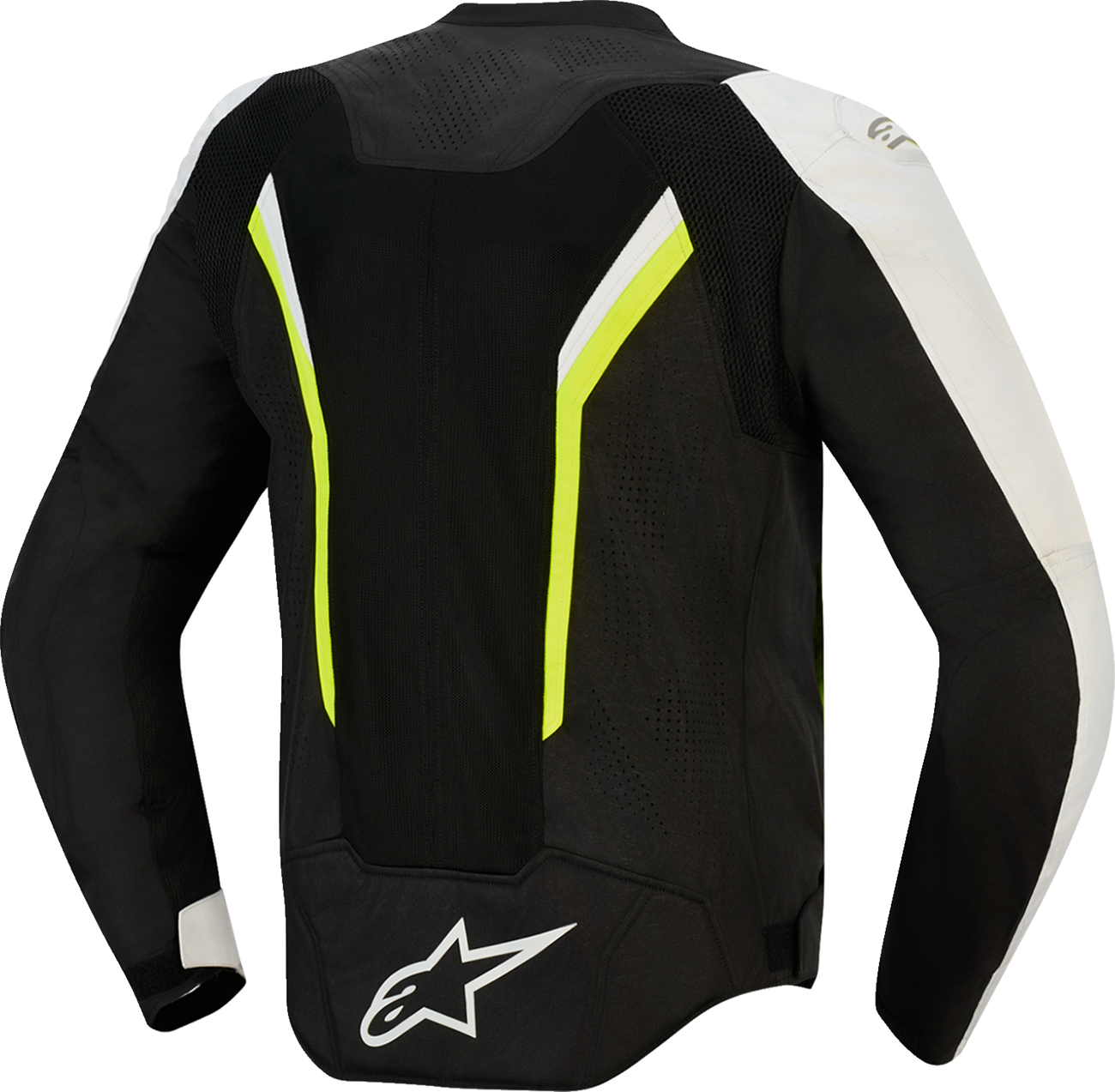 Alpinestars AST v3 Air Jacket - Black, Silver & Yellow Fluo, 3XL (Part #3300426-159-3XL)