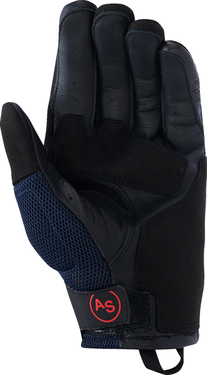 Alpinestars Manti Air Gloves - Deep Blue/Fluo Red/Asphalt, 3XL - Lightweight Breathable Motorcycle Gloves