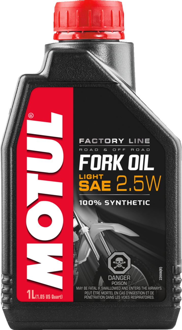 MOTUL Very Light Factory Line Fork Oil - 2.5W (Part Number 114441)