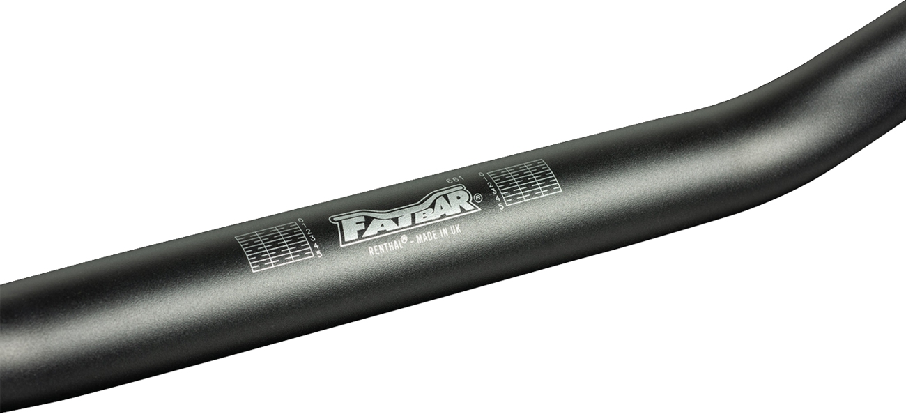 RENTHAL Fatbar™ Handlebar 661 - Black (Part No. 661-01-BK)