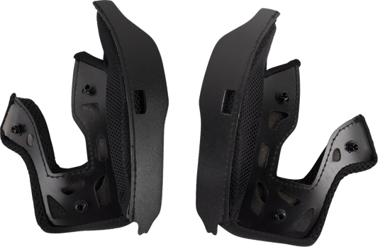 THOR Youth Fleet Cheek Pads - Black - Medium (Part #0134-4223)