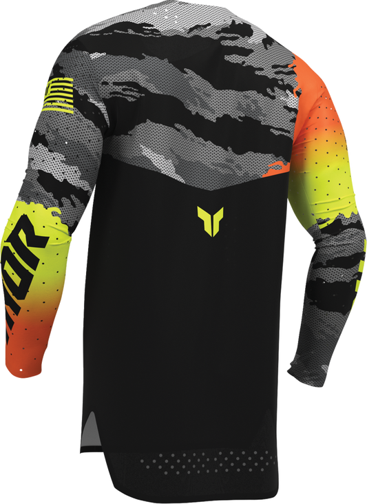 THOR Sportmode Recon LE Jersey - Black/Acid, Large - Part Number 2910-9076