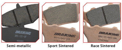 Braking Semi-Metallic Brake Pads