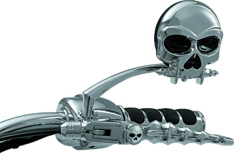 Kuryakyn Zombie Levers 96-Up Cable Chrome - Stylish Motorcycle Brake and Clutch Levers for Harley-Davidson
