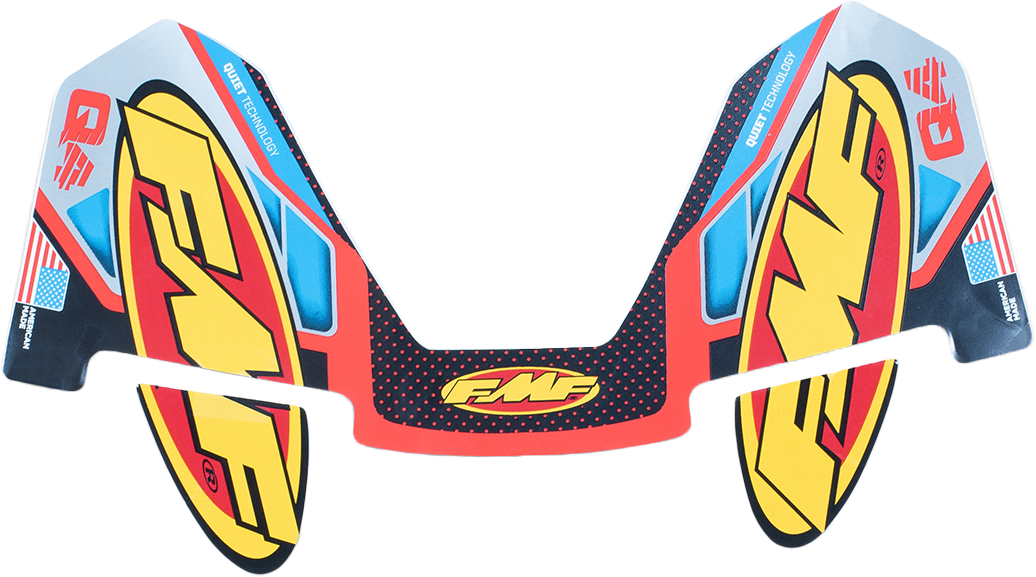 FMF 014843 4 Stroke Q4 Decal - Durable Motorcycle Graphic Sticker