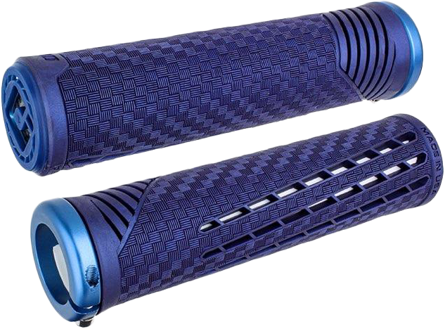 ODI CF11 V2.1 BMX Grips Sapphire/Blue with Matte Blue Finish