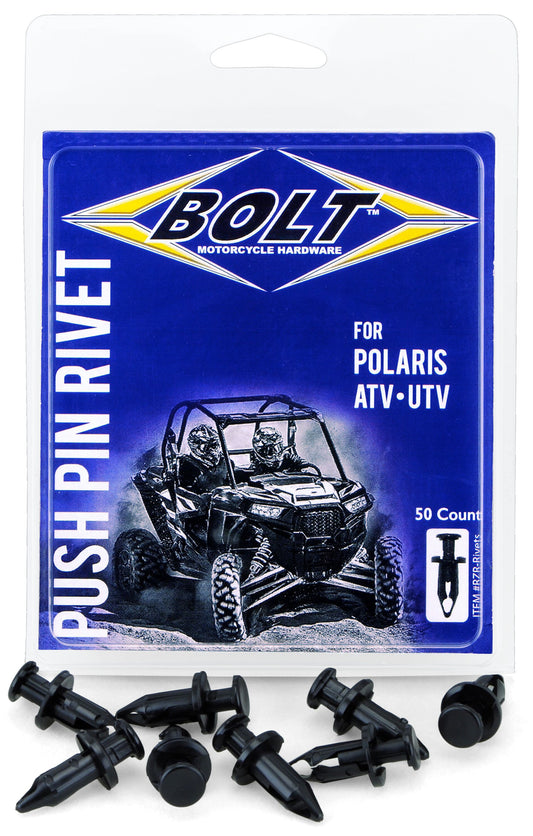 BOLT RZR-RIVETS Pry Rivet Set for ATV/UTV, 50-Pack