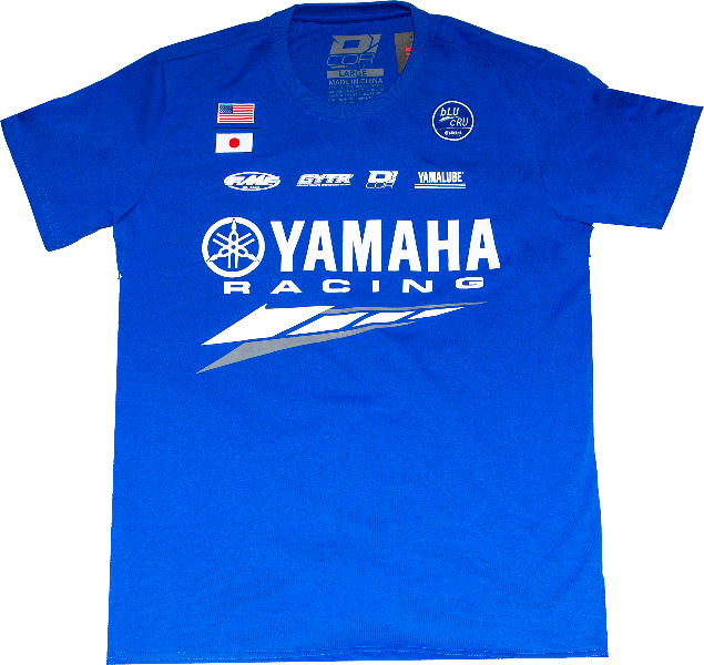 D-COR Yamaha Factory T-Shirt Blue XXL - Comfortable and Stylish Apparel