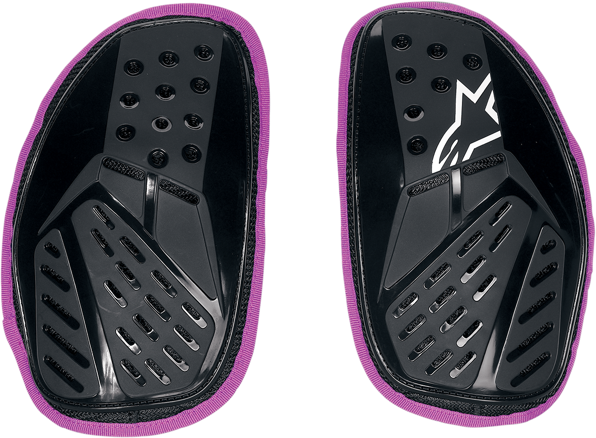 Alpinestars Stella Bionic Chest Pads - Black/Violet (Part #678208-13)