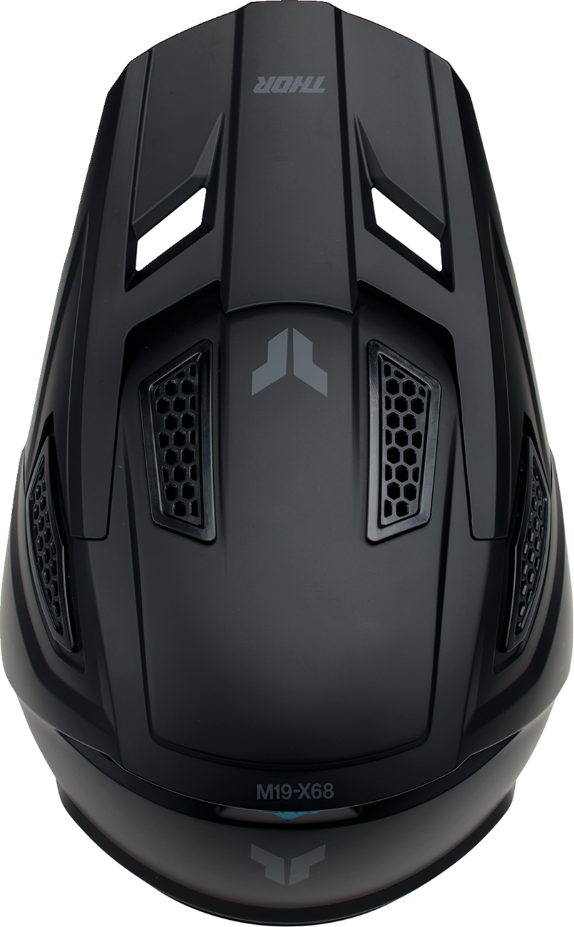 THOR Fleet Helmet - Blackout Matte Black Medium (Part #0110-9383)