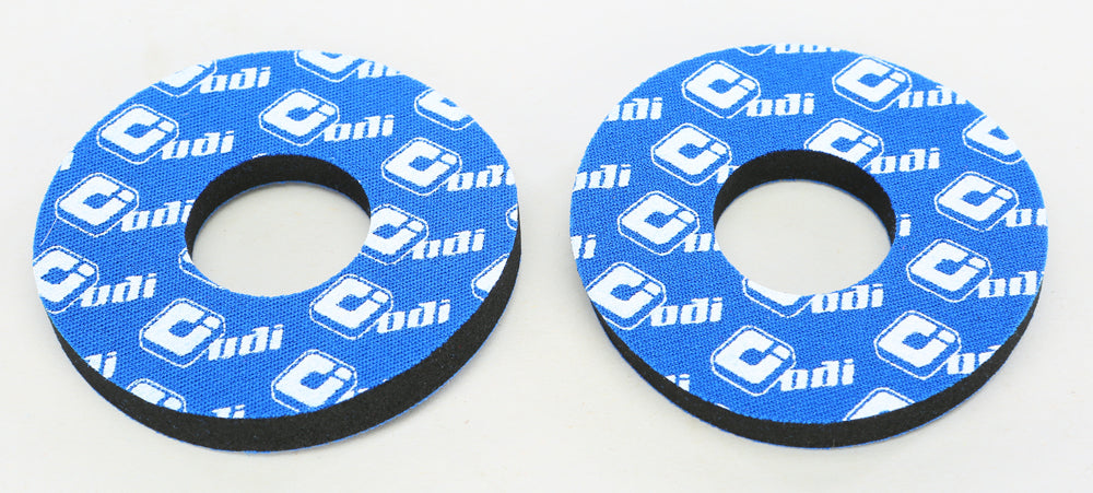 ODI Grip Donuts Blue - Part Number F70DNU for Enhanced Bike Hand Control