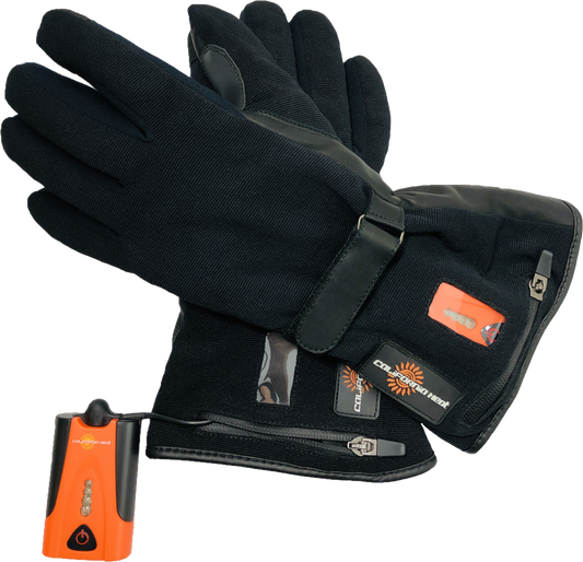 California Heat 7V ActivFlexx Gloves Black 2X – Waterproof Heated Gloves with Touchscreen Compatibility and Rechargeable Battery