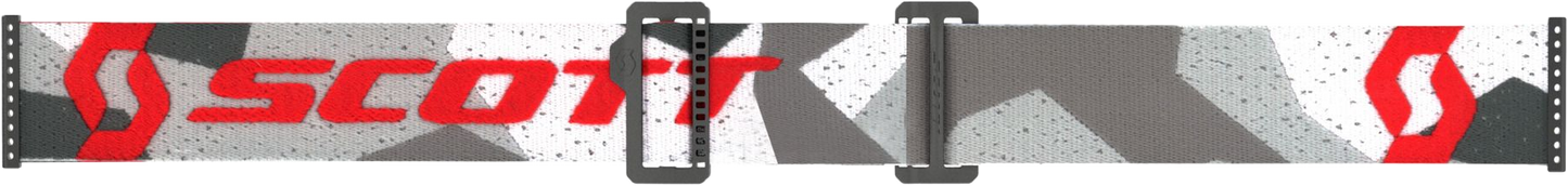 SCOTT Primal Snow Cross Goggle Camo White with Red Rose Tint - Model 278606-7434134