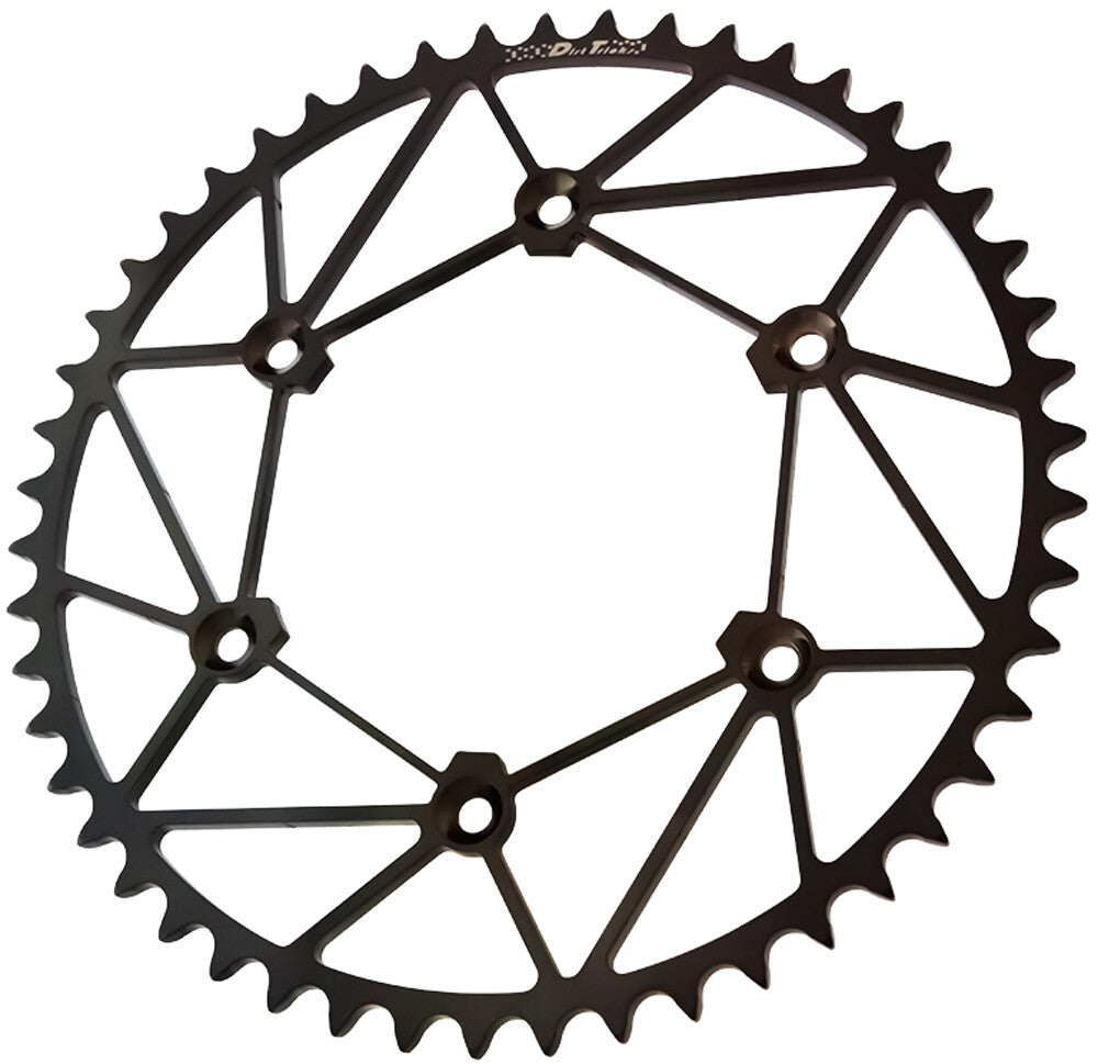 Dirt Tricks Lightweight Chromoly Steel Rear Sprocket 48T-520 Black Honda CRF250/450