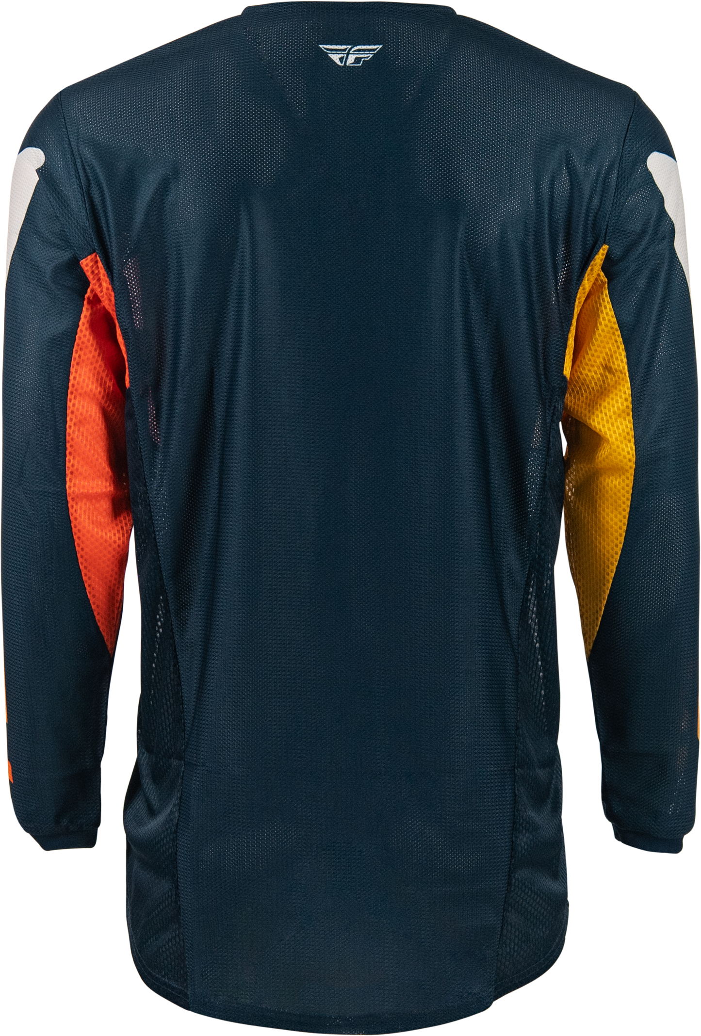 Fly Racing Kinetic Mesh Jersey Navy/Orange Sm - Breathable Motocross Gear