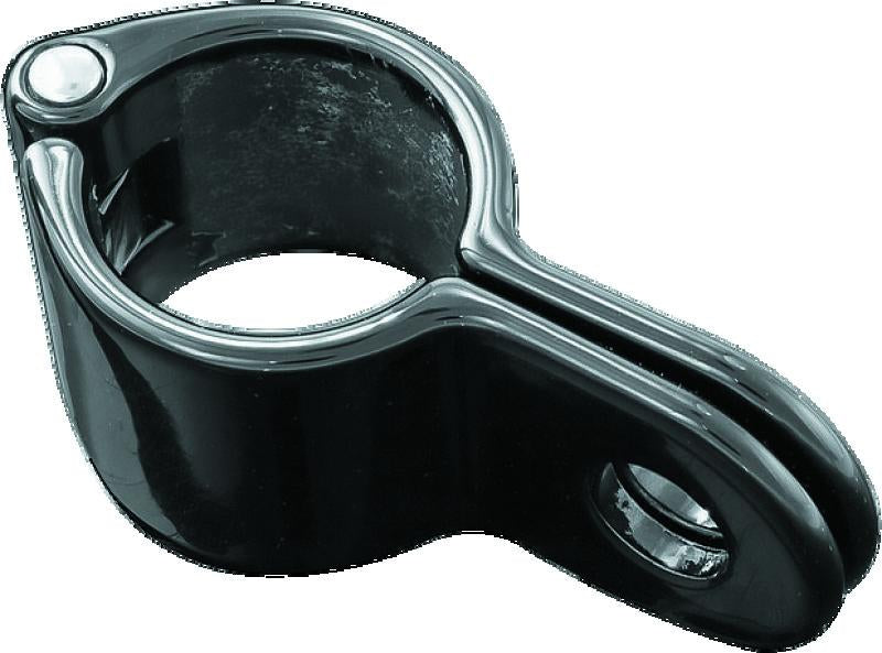 Kuryakyn Magnum Quick Clamp 1-1/4 inch Gloss Black - Durable Stainless Steel PowerSports Clamp