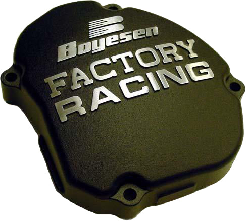 Boyesen Factory Racing Ignition Cover for Yamaha YZ125 (2005-2014) - Black